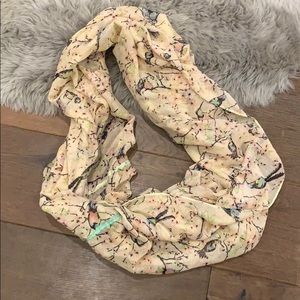Anthropologie pattern infinity scarf